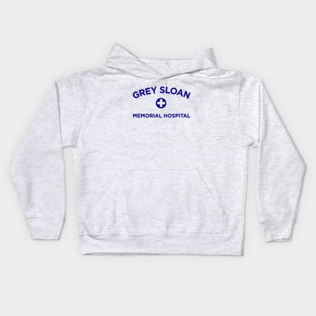 Grey Sloan Memorial Hospital Kids Hoodie by anema